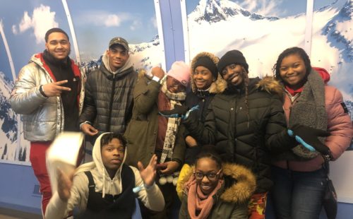 Newark Seniors Hit the Slopes for Final Class Trip